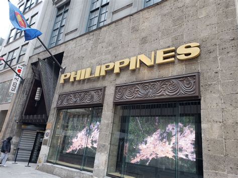 Ph embassy new york - PHILIPPINE CONSULATE GENERAL IN NEW YORK. 556 5th Avenue New York, New York 10036. BUSINESS HOURS. Consular Processing: Monday to Friday: 9:00 AM – 4:30 PM 
